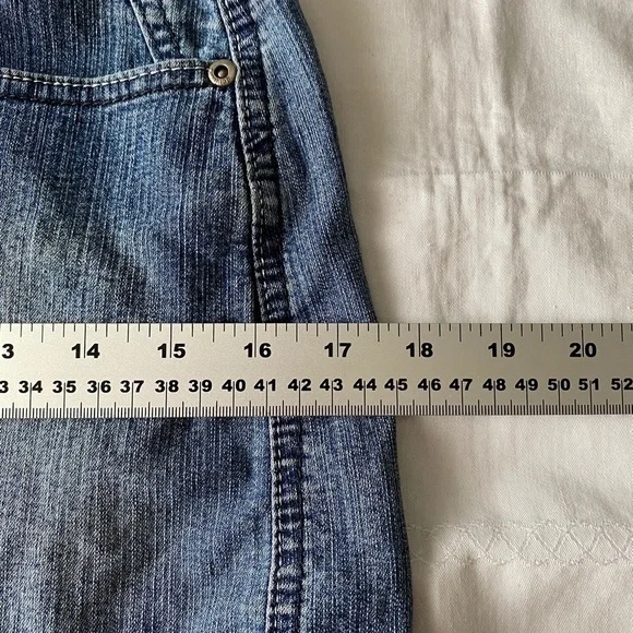 DEI Women's Denim Mini Jean‎ Skirt Size 5/6 - Picture 9 of 12